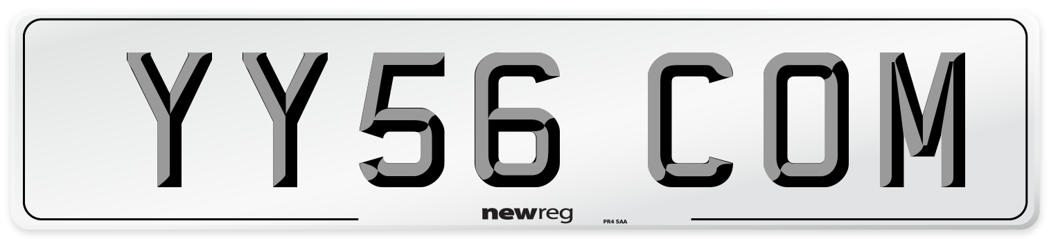 YY56 COM Number Plate from New Reg